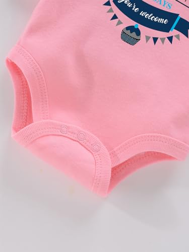 Newborn Infant Baby Jumpsuits Unisex Funny Letter Print Cute Rompers3