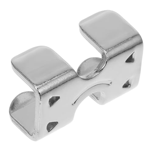 Clips câbles en acier nickelé 22 mm argenté lot de 10 robustes