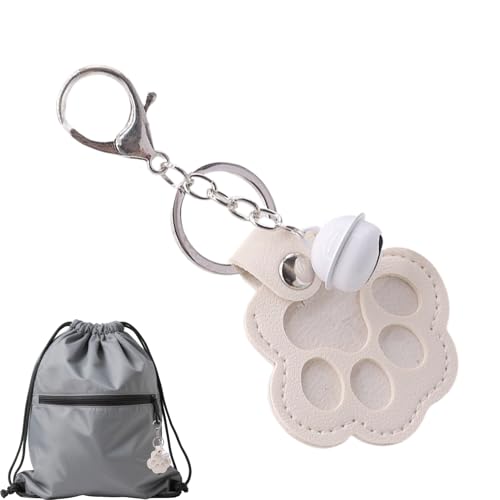 JINGLING - Llavero para colector de pelo de perro, llavero, pata de piel con memoria de pelo de animal – portátil para bolso de mano de viaje, escuela, casa, amante de los animales, Se