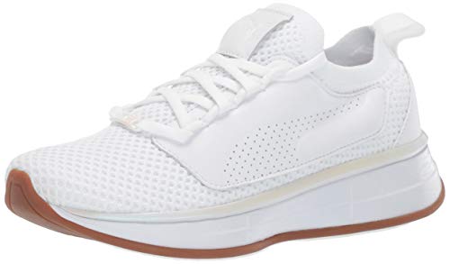 PUMA Unisex-Child SG Runer Sneaker, White, 7 M US Big Kid