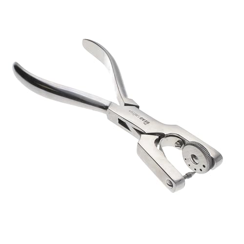 The Beadsmith Leather Rotary Hand-Sewing Leather Punch Tool, 5 Different-Size Holes, Jewelry-Making Supplies and Leather Working Tools.