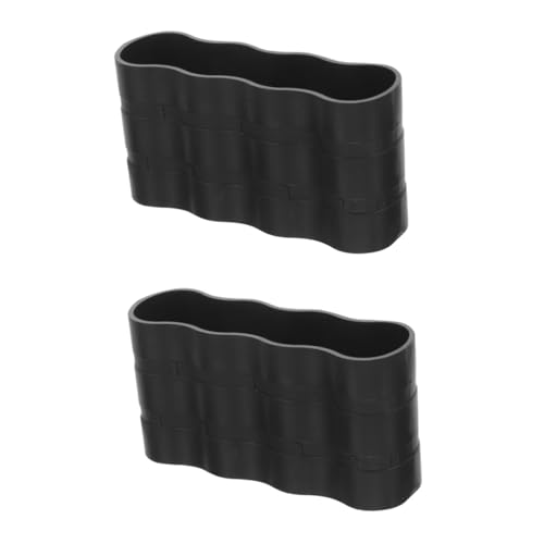 Milisten 2 Piezas De Mangos De Repuesto para Tabla De Surf Agarre para Bote Kayak Pasamanos para Bote Agarre Negro Protección Ambiental De PVC