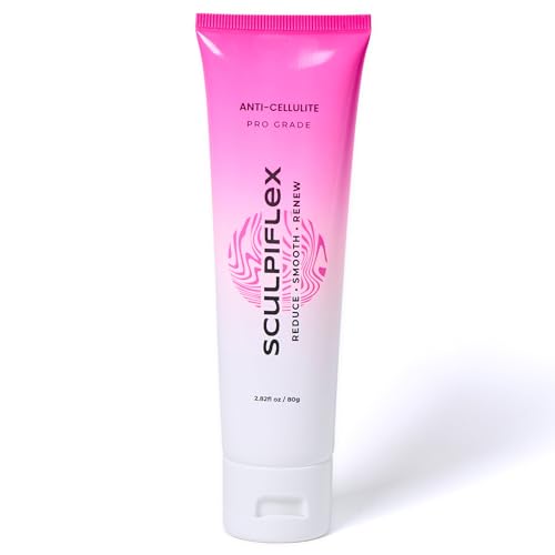 Sculpiflex Anti Cellulite Cream, Lifting and Firming Body Cream for Arms, Stomach, and Legs, Smoothing and Hydrating for Soft, Toned Skin, Lightweight, Suitable for All Skin Types (2.82oz)