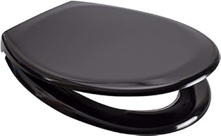 RTS Black Soft Close Toilet Seat Quick Release Top/Bottom Fix
