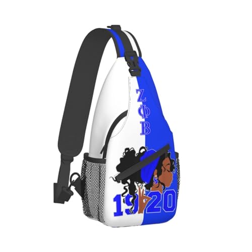 Sling Bag for Women Sorority Gifts Lightweight Crossbody Daypack with Adjustable Chest Bag for Sports Travel, Hiking2