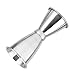 Bar Shaker Tool Bar Tasse À Mesurer Cocktail Jigger Belle En Acier Inoxydable Sans Goût Ounce Tasse À Mesurer D'alcool Double Tête pour Estaurant(25ml/10ml)