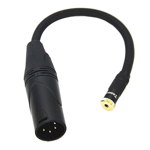 Cable Adaptador de Audio YHNNH XLR a 6.35MM 10cm miniatura 3