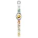 Accutime Kids Pokemon Pikachu Digital LCD Quartz White Wrist Watch with White Strap, Cool Inexpensive Gift & Party Favor for Boys, Girls, Adults All Ages (Model: POK4240AZ)