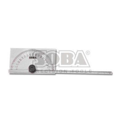 SOBA Steel Protractor Rectangular Head
