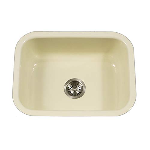 Super Deal Product Houzer PCS-2500 BQ Sink, Biscuit