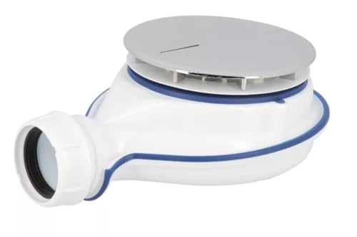 BONDE EXTRAPLATE RECEVEUR DOUCHE 90 Turboflow XS capot ABS CHROME