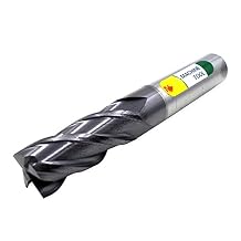 Tungsten Carbide End Mill Spiral Tungsten Carbide Milling Tools CNC Router Bits HRC50 4 Flute 4mm 5mm 6mm 8mm 12mm Alloy Carbide Milling for Milling Machine Cutting Edge Diameter 1.5x4Dx50L