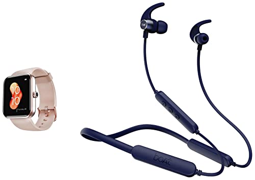 Image of boAt Xtend /Xtend RTL Smartwatch with Alexa Built-in, 1.69 inch HD Display & Rockerz 255 Pro+ in-Ear Bluetooth Neckband with Upto 40 Hours Playback, ASAP Charge, IPX7, Dual Pairing, BT v5.0