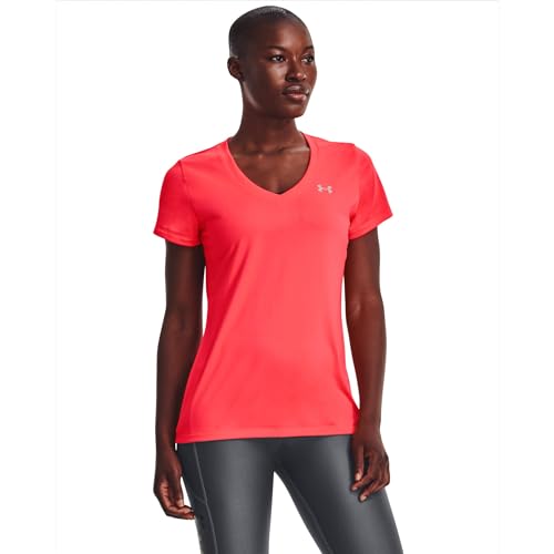 Image of Under Armour Womens Tech V-Neck Short-Sleeve T-Shirt