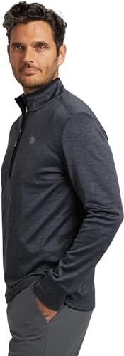 Chaps Men’s Quarter Zip Sweater - UPF 50+ Lightweight Dry Fit Sweater Fleece Golf Pullover for Men (S-XXL)3