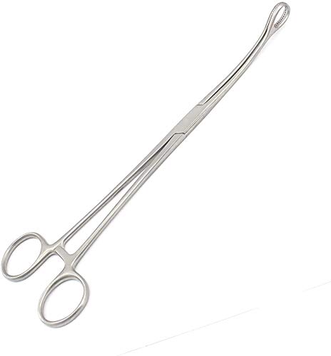 OdontoMed2011 Stainless Steel Sponge Holding Forceps 9.5