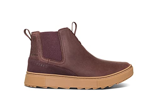Forsake Lucie Chelsea - Women's Waterproof Leather High-Top Boot (6.5 M US, Plum)