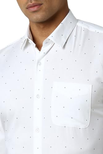 Image of Peter England Men's Cotton Print Slim Fit Shirt