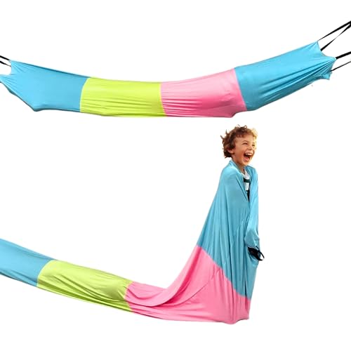 Sensory Compression Tunnel for Kids Play with Autism ADHD SPD - CPC Certification 10ft Crawl Resistance Tunnel Perfect for Toddler - Ideal for Home School Help Children Calm, Relax, Reduce Anxiety