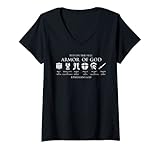 Womens Put On The Full Armor Of God Ephesians 6:11 V-Neck T-Shirt