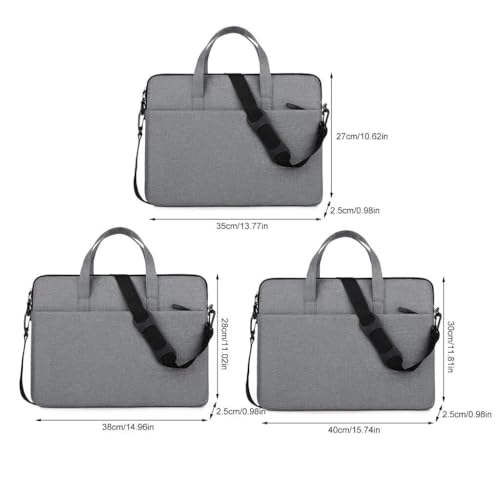 Multipurpose Laptop Shoulder Bag for 13/14/15 Inch Notebook Shockproof Plush Lining Case Sleeve for Office School Use4