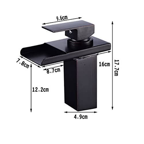 Mélangeur cascade LED à couleur changeante pour lavabo moderne - 7