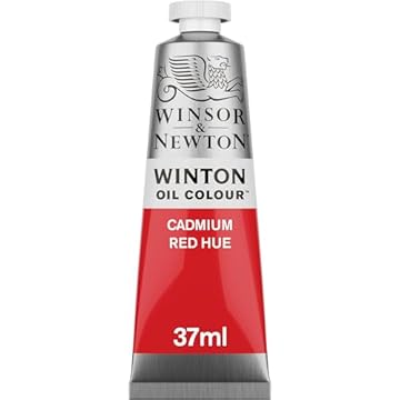 Winsor & Newton 37ml Winton Oil Colour Tube - Cadmium Red Hue,1414095