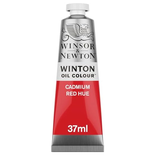 Winsor & Newton Winton - Tubo de Pintura al Óleo, 37 ML, Rojo (Tono Rojo de cadmio)