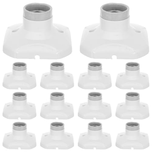 Holibanna Lamp Socket Tool Kit 20pcs E27 Screw Lamp Holders Versatile Socket Adapters for Residential Commercial