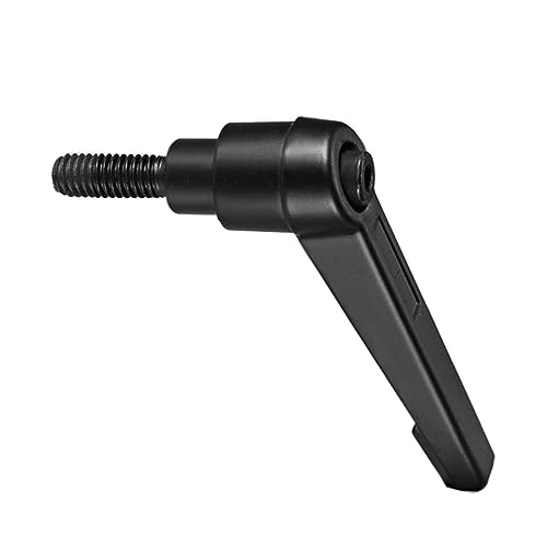 Image of Clamping Lever Handles, M6 x 12mm Male Thread, Adjustable Quick Release Locking Rotating Bolt Knobs Black - (Applications: for Lathe Machinery), 1-Piece