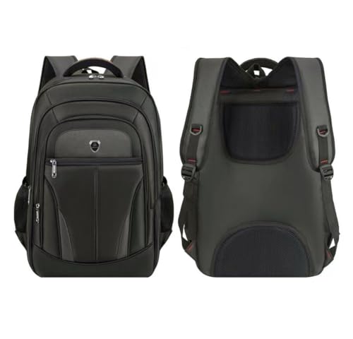 Mochila Grande Masculina Feminina Notebook Executiva Imperme?vel Escolar Faculdade Passeio Trabalho Viagem Al?a soft refor?ada (PRETO)