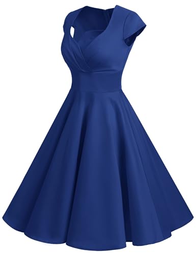 Image of Bbonlinedress Women Short 1950s Retro Vintage Cocktail Party Swing Dresses