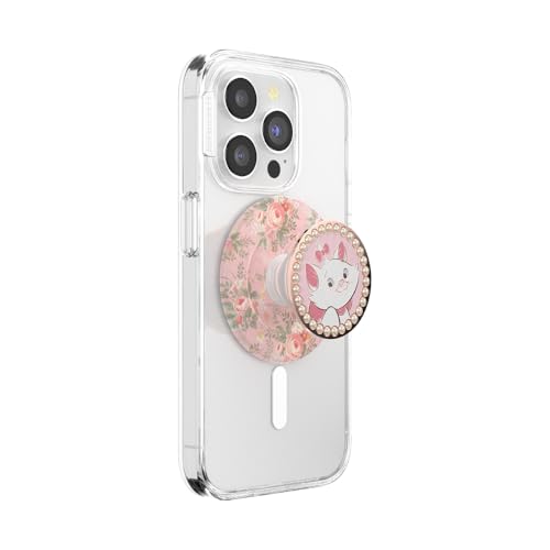 PopSockets Phone Grip for MagSafe Magnetic Holder Phone Stand Disney - Marie in Bloom