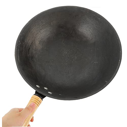 Wok estilo chino con mango resistente al calor miniatura 5