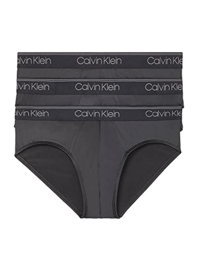 Calvin Klein mens Underwear Micro Stretch 3-pack Hip Brief Briefs (pack of 3)