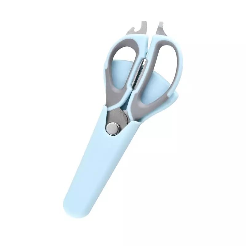 KitchenFest® 7 in 1 Multi-function Stainless Steel Kitchen Meat Vegetable Cutter Kitchen Scissors with Magnetic Holder Stainless Steel All-Purpose Scissor, Random Color (B08QW7WNDV) Amazon Price History, Amazon Price Tracker