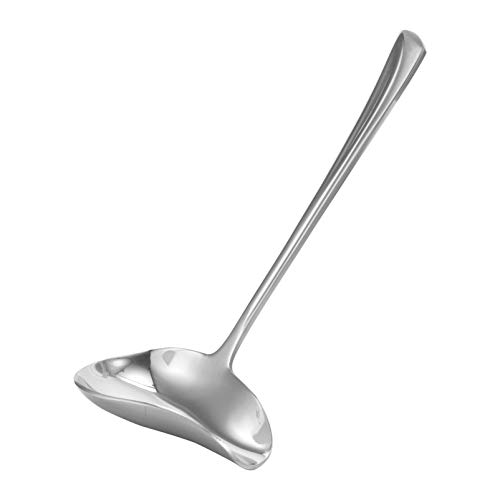 Cabilock 1pièce Cuillère à Sauce Inoxydable Élégante Pour Décoration De Plats Cuillère Unique Pour Gâteaux Et Sauces Ustensile De Cuisine Pratique Et Chic Compatible Lave-vaisselle