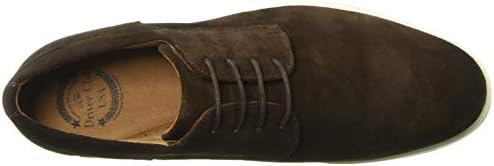 Driver Club USA Men's Leather Naples Light Weight Technology Oxford Laceup Sneaker, Brown Suede, 12 M US | Image 4
