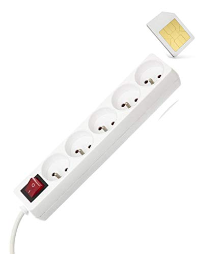 Spy Tec | Micro GSM Espion dans Multiprise 5 Prises - Ecoute en Direct à Distance - Mouchard GSM - Made in France