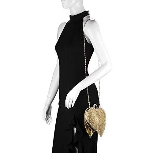 Linkidea Pochette da sera a forma di cuore, da