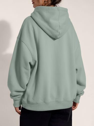 Image of Trendy Queen Women Oversized Hoodies Fall Outfits | Gentle Skin Feel, Aesthetic Drop Shoulder, Large Kangaroo Pocket, Seamless Daily Outfit Match