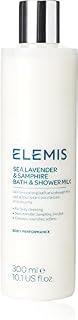 ELEMIS Sea Lavender & Samphire Bath and Shower Milk, Enriching Body Milk to Deeply Cleanse, Nourish and Soften, Gentle Body Care Infused with Nutrient-Rich Extracts Suitable for All Skin Types, 300ml