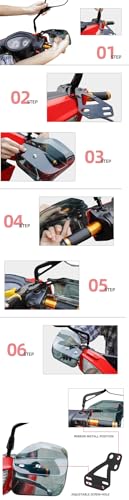 Protège-mains universel pour Yamaha MT07 MT09 et TMAX