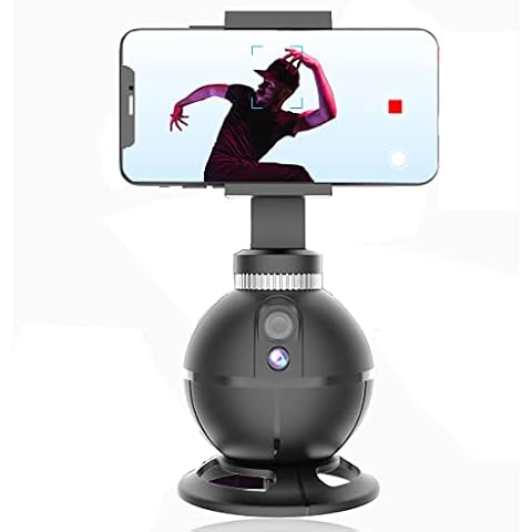 SRIKEKL Auto Tracking Phone Holder, 360° Rotation, Auto Face Tracking Camera Gimbal Stabilizer, No App Required,Selfie Stick Phone Tripod for Live Vlog, TikTok, YouTube Livestream Cover