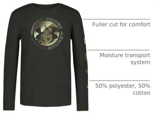Image of Under Armour Boys' Long Sleeve Graphic T-Shirt, Lightweight & Breathable, Outdoor Collection