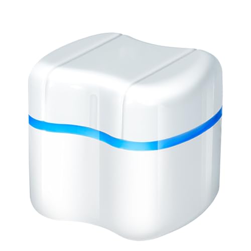 Estuche para dentaduras postizas - Estuche contenedor para dentaduras postizas, Estuche para dentaduras postizas para viajes, Contenedor a prueba de fugas para dentaduras postizas | Caja portátil para