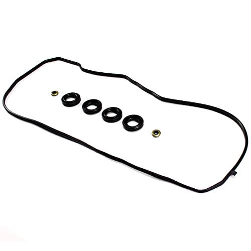 Image of Valve Cover Gasket Set VS50776R Replacement for Toyota Corolla Matrix Vibe Fits for Scion IM XD 1.8L L4 Gas DOHC N /A 2ZR-FE 2ZR-FAE 2008 2009 2010 2011 2012 2013 2014 2015 2016 2017