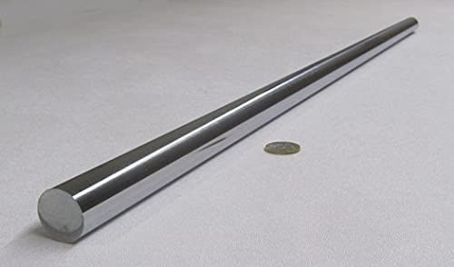 Chrome Plated 1045 Carbon Steel Shaft 1.00" Diameter x 36" Long 1 pc