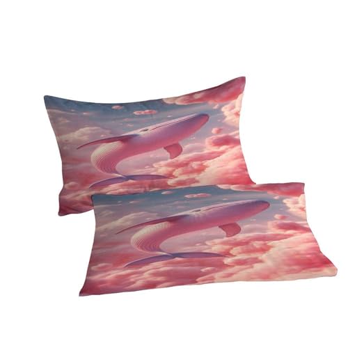 Housse de couette baleine en microfibre douce avec fermeture éclair pratique - 7