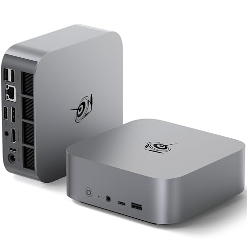 Image of Beelink SER8 Mini PC, AMD Ryzen 7 8745HS(Max 4.9GHz), 16GB DDR5 5600MHz 512GB PCIE4.0 SSD Mini Desktop Computer,Radeon 780M Graphics 12 core 2600MHz, 4K Triple Display USB4 /DP /HDMI, 2.5G LAN Micro PC
